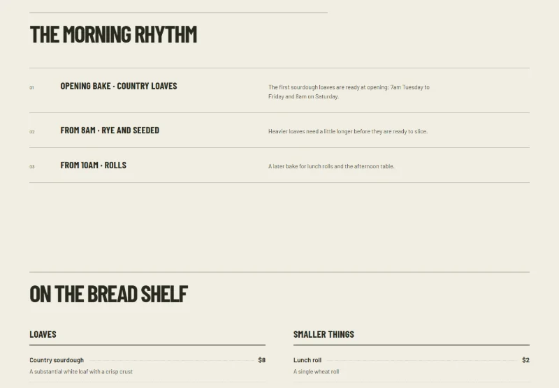 Rye & Rail page detail