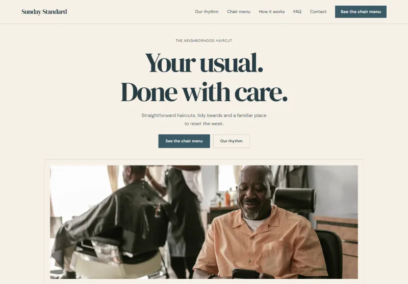 Sunday Standard website concept