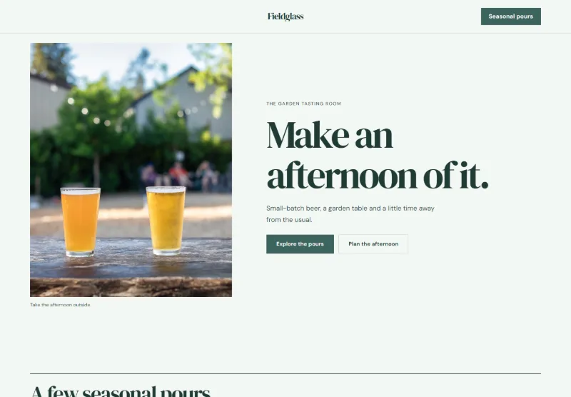 Fieldglass website concept
