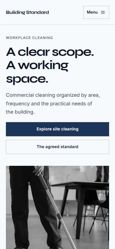 Building Standard phone layout