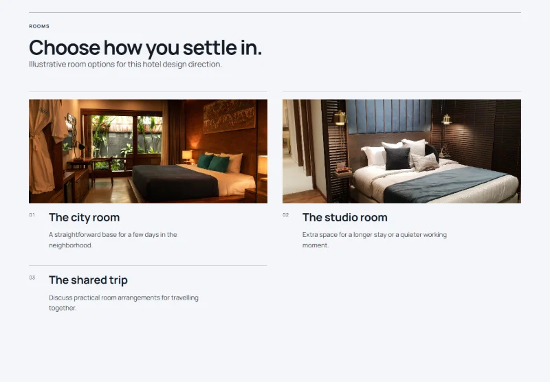 The Local House Hotel page detail