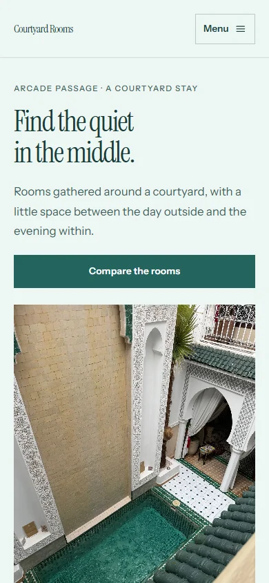 Courtyard Rooms phone layout