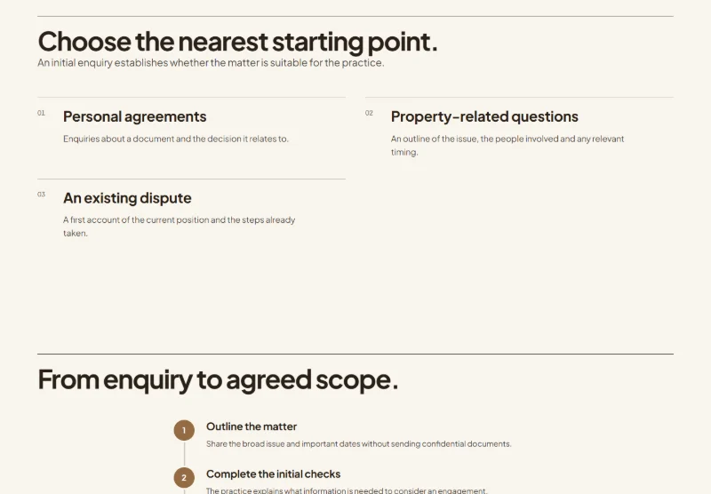 Civic Counsel page detail