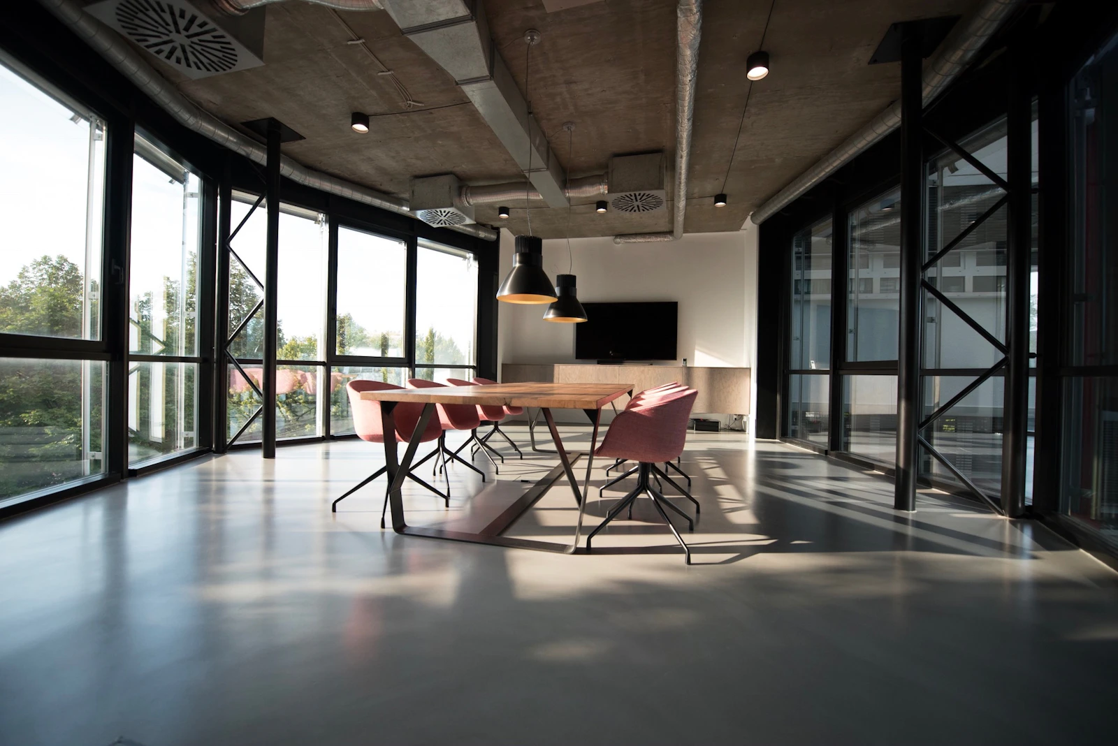 Quiet lounge in a working space